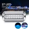 42 LED Wodoodporne Morskie Łodziowe Światło LED Stal Nierdzewna Podwodne Pontonowe Lampa Rufowa Jacht Kabina Pokład Tylne Światła Akcesoria