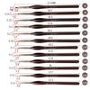 Professionelles 12-teiliges Mikro-Pinsel-Set für feine Details, Nylonhaar, Miniatur-Hakenlinienstift, Ölgemälde, Acryl, kleine handbemalte Kunstpinsel
