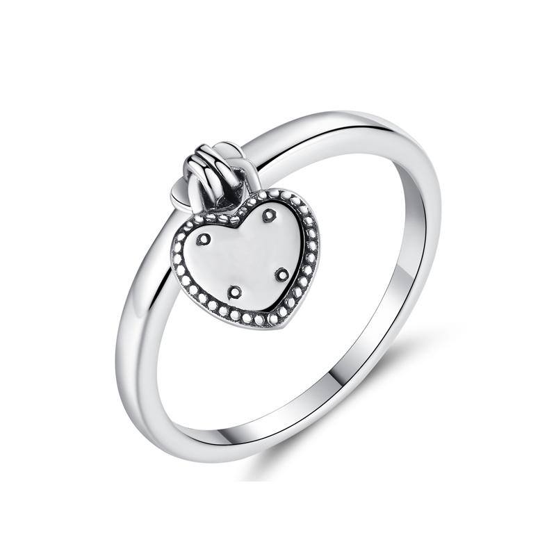 Original 925 Sterling Kupfer Ring Liebesherz Gabelmond Mond Sonne Ringe Kristall Roségold Für Frauen Hochzeitsgeschenk Luxus Zirkon