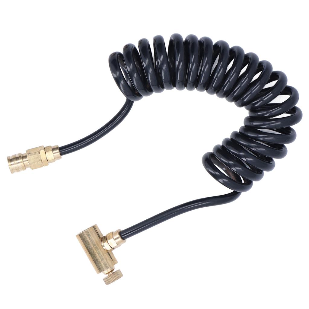 Shooting Tool Adapter Set Coil Hose Extension Brass Adapters for Green Gas Bottle Canister 1500psi