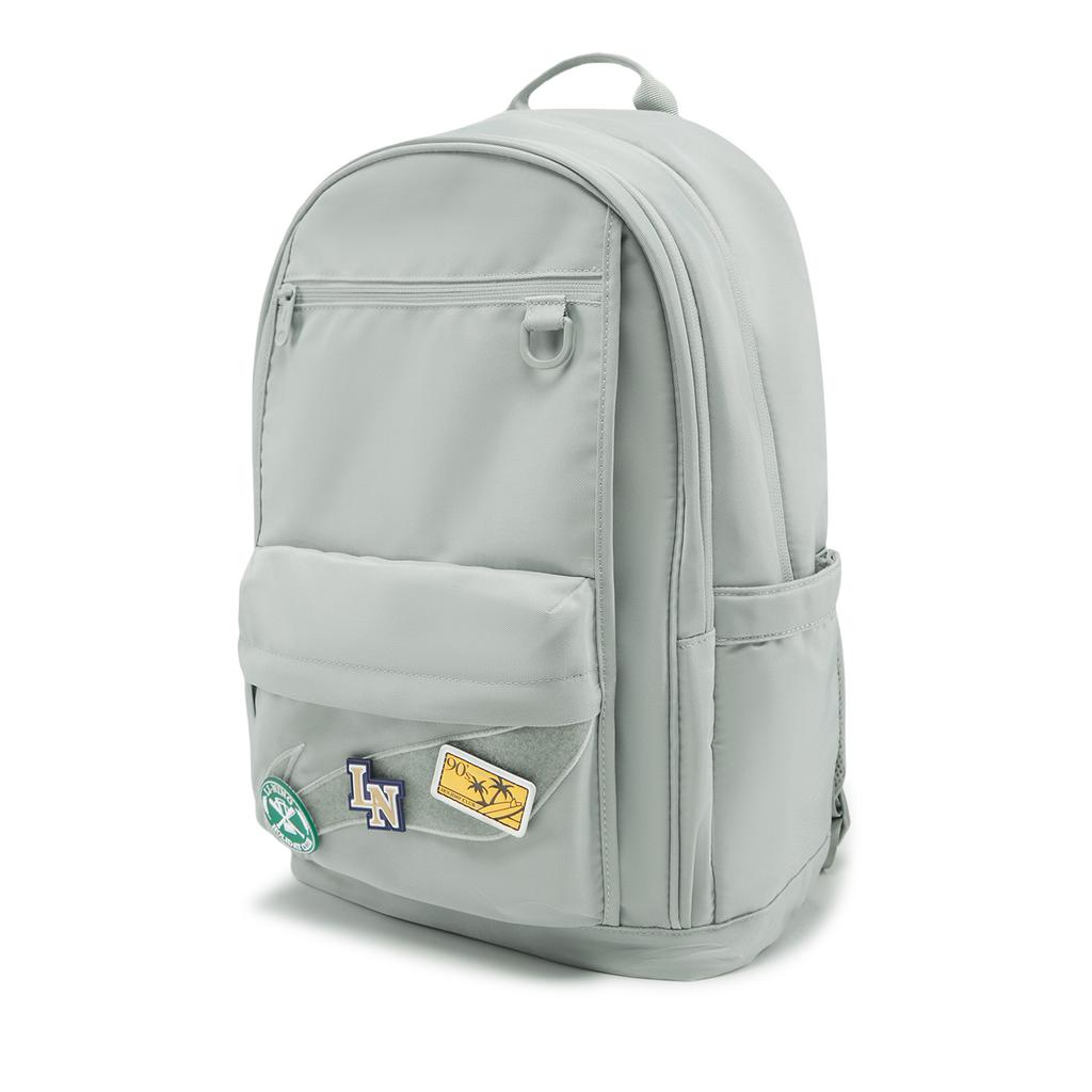 New LiNing Sports Life Collection Polyester Backpack Unisex Mist Gray ABSV153-3