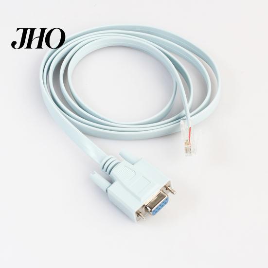 5ft 9Pin DB9 Serial RS232 to RJ45 Cat5 Ethernet Console Rollover Cable for Cisco