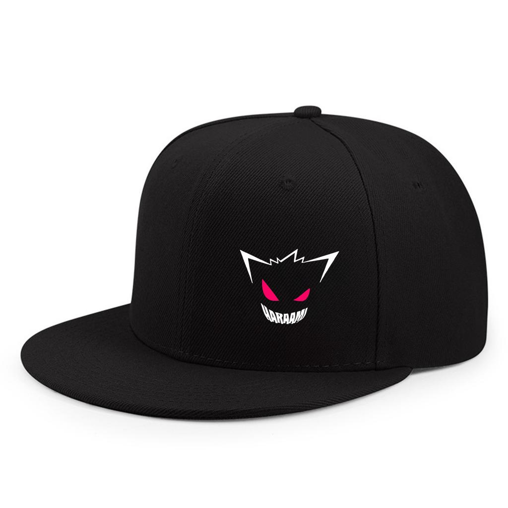 With Printed Pattern Flat Brim Baseball Cap For Men And Women, Outdoor Use Sportss Event Casual Cap, Hip-Hop Street Style Latest Cute Expression