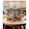 Rolife Miniature House Kit DIY Dollhouse with LED Wooden Puzzle Assembly Instructions Home Decor for Kids and Adults