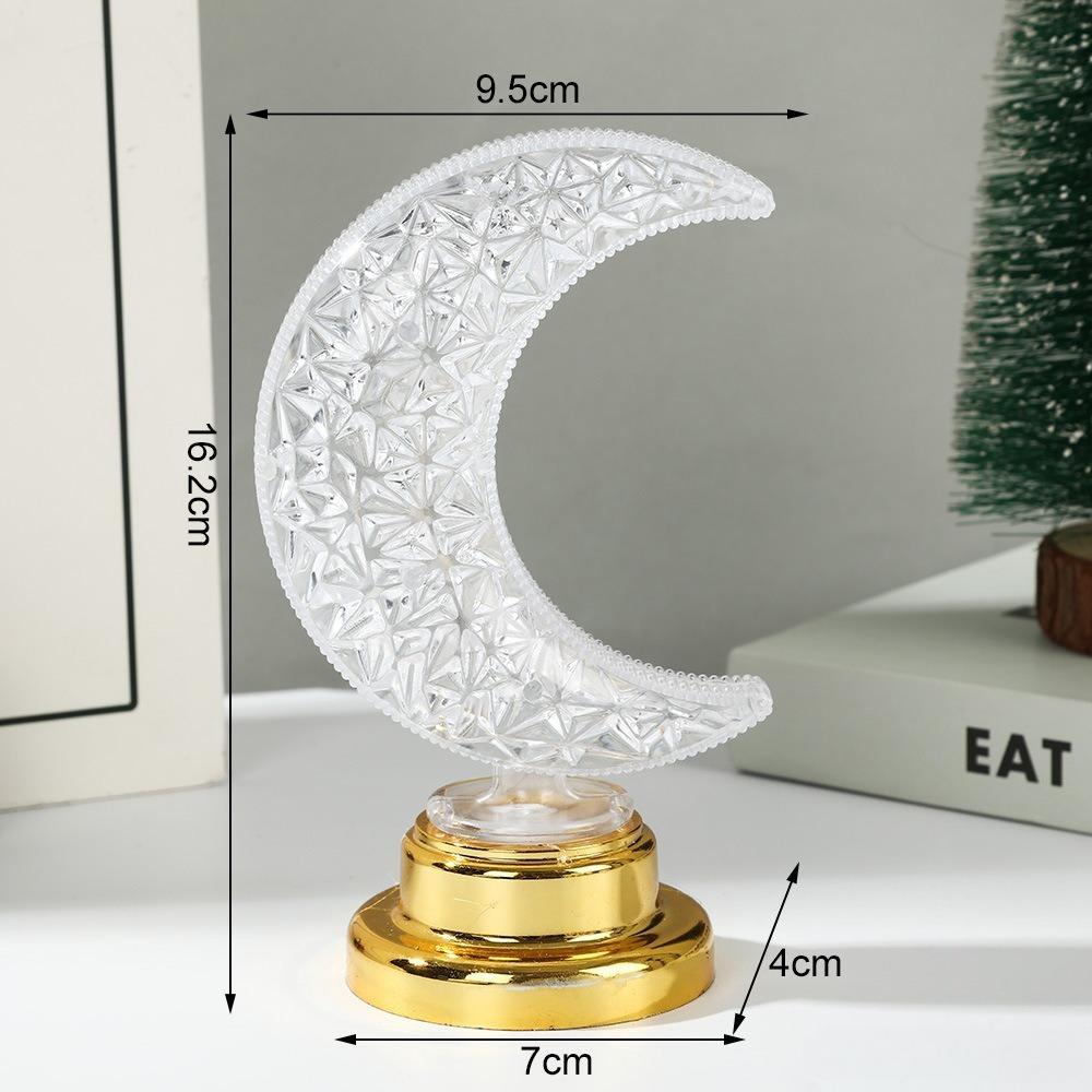 Star Moon Design Table Decor Lamp Multi-Color Color Changing Lamp Bedroom Night Light  Home Decor