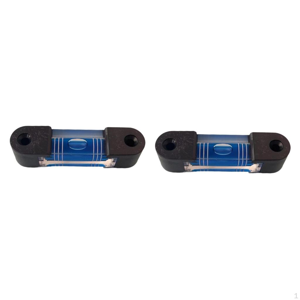 2 Pezzi Livella a Bolla Piccola Mini Bolle Strumento di Livellamento Falegnameria Misurazione Rettangolare Spirit