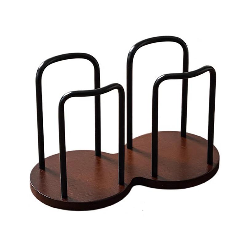 Luxury Disposable Cup Storage Holder Water Tea Cups Dispenser Rack Shelf with Longer Stick Mug Display Stand Home Organizer