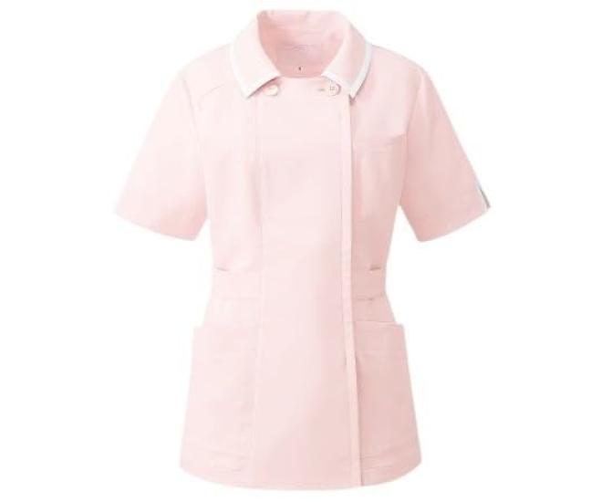 Jacket Short Sleeve 03 Pink X White 13 [Kazen] Women's AMZ-YW132 AMZ-YW132 (YW132-3) No.