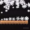 Mini Snowflake Christmas Craft Decorations 1-3cm - No Adhesive Back