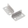 20Pcs Silver Angled Drawer Lock Strike Plate for Home Office Cabinet Cupboard Drawer Door Furniture Connector Hardware Fastener