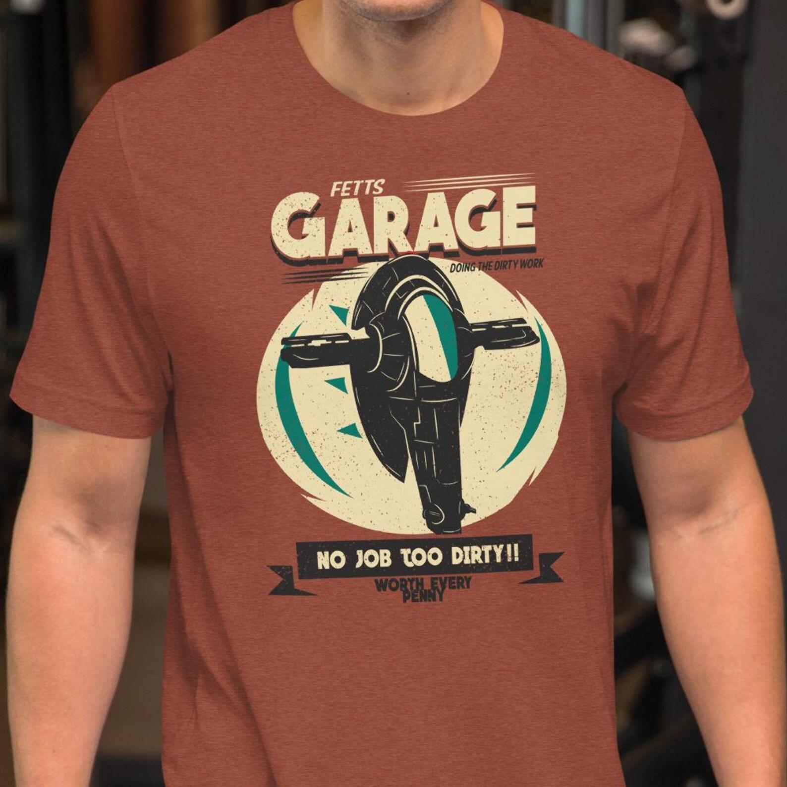 Boba fett, Garage, Unisex t-shirt 2XL