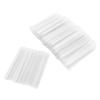 200PCS Clear Heat Shrinkable Tubes Pigtail Fiber Optic Fusion Splice Sleeve with Single Steel Needle 60x5x3.8mm