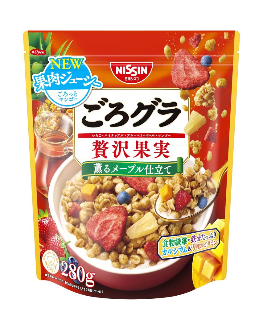 Nissin Cisco Gorogura Luxury Fruit 280g x 6 bags
