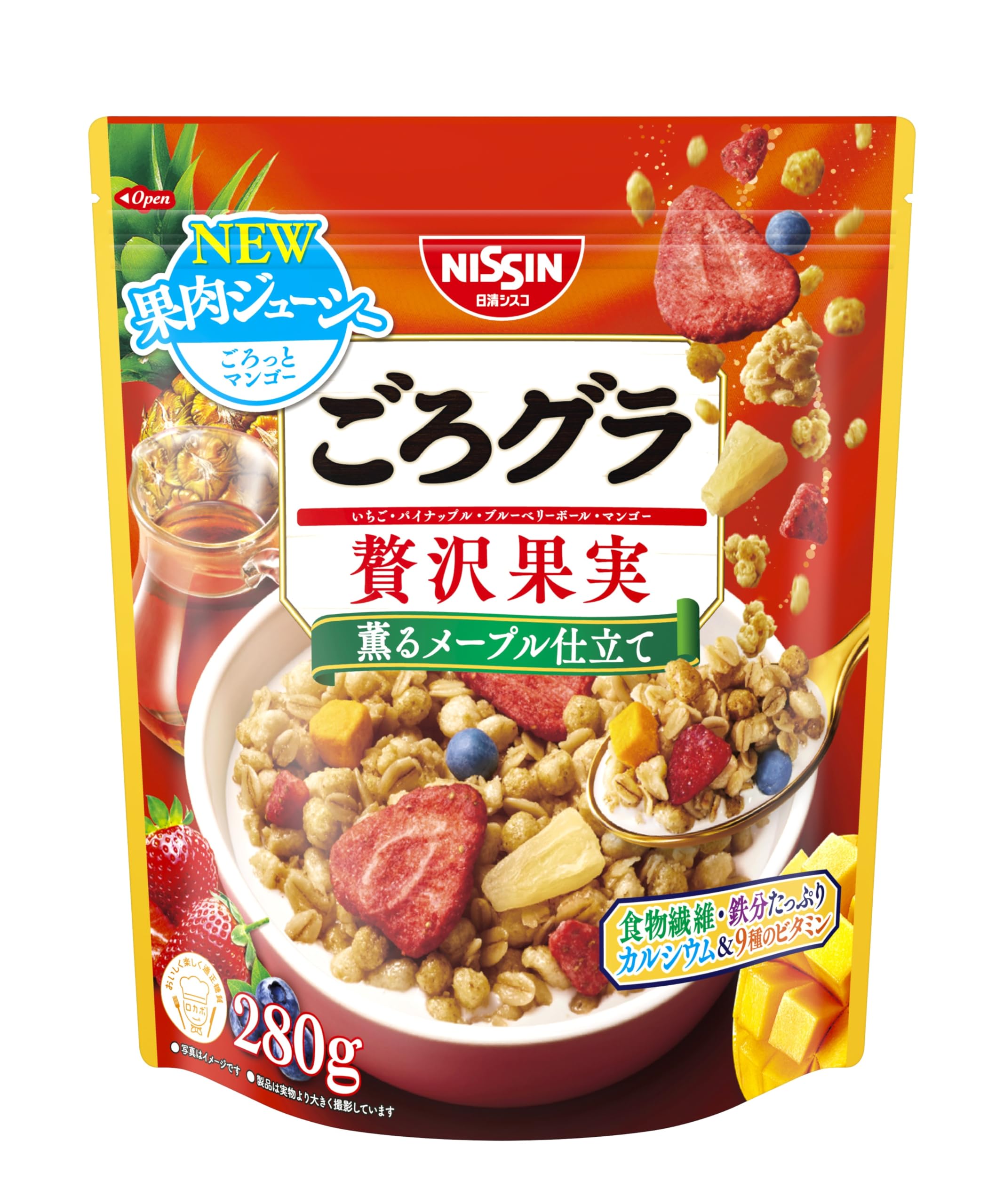 

Nissin Cisco Gorogura Luxury Fruit 280 г x 6 пакетиков