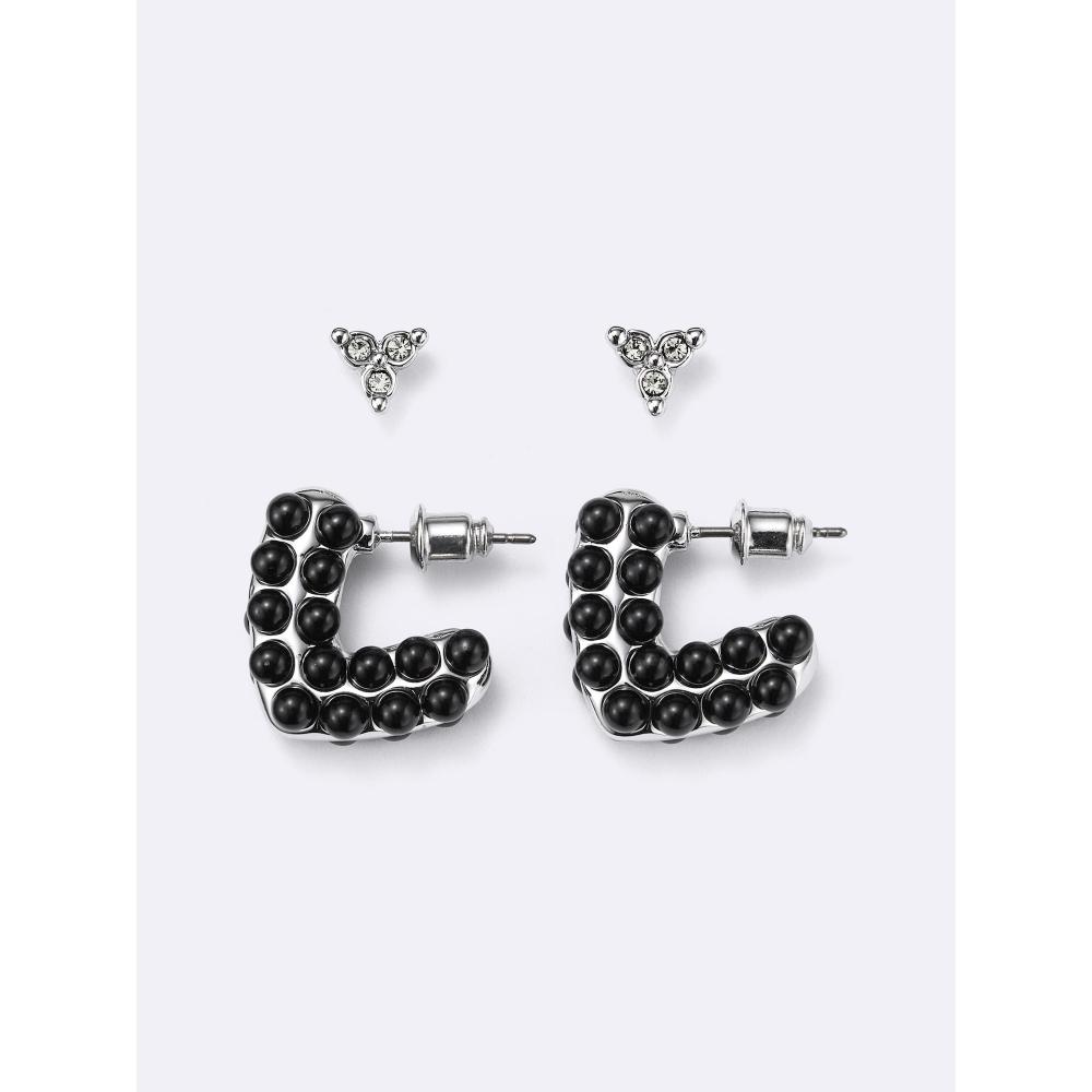 Gu By Uniqlo Heart Motif Bead Earrings