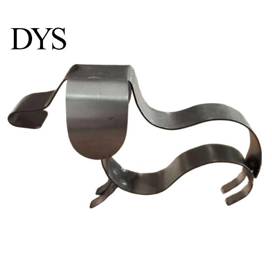 Weather Resistant Art Rustic Dachshund Metal Garden Statue, 3D Sculpture, Weatherproof Unique Birthday Present Decor for Patio Lawn Yard Porch Table,