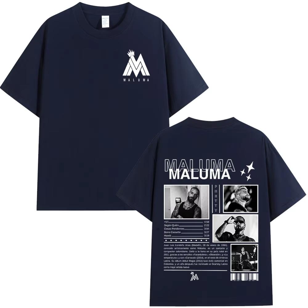 Rapper MALUMA Album Grafik T-Shirt Unisex Hip Hop Mode Retro Kurzarm T-Shirt Oversized T-Shirt Streetwear