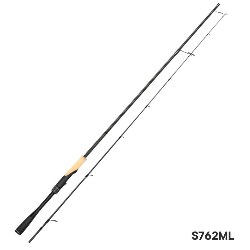 Portable Lure Reel 2.28m 2.44m Long Casting Model Shore Fishing Rod ML M Fast Action FUJI Guide Spinning Rod for Seabass Saltwater Corrosion Resistant
