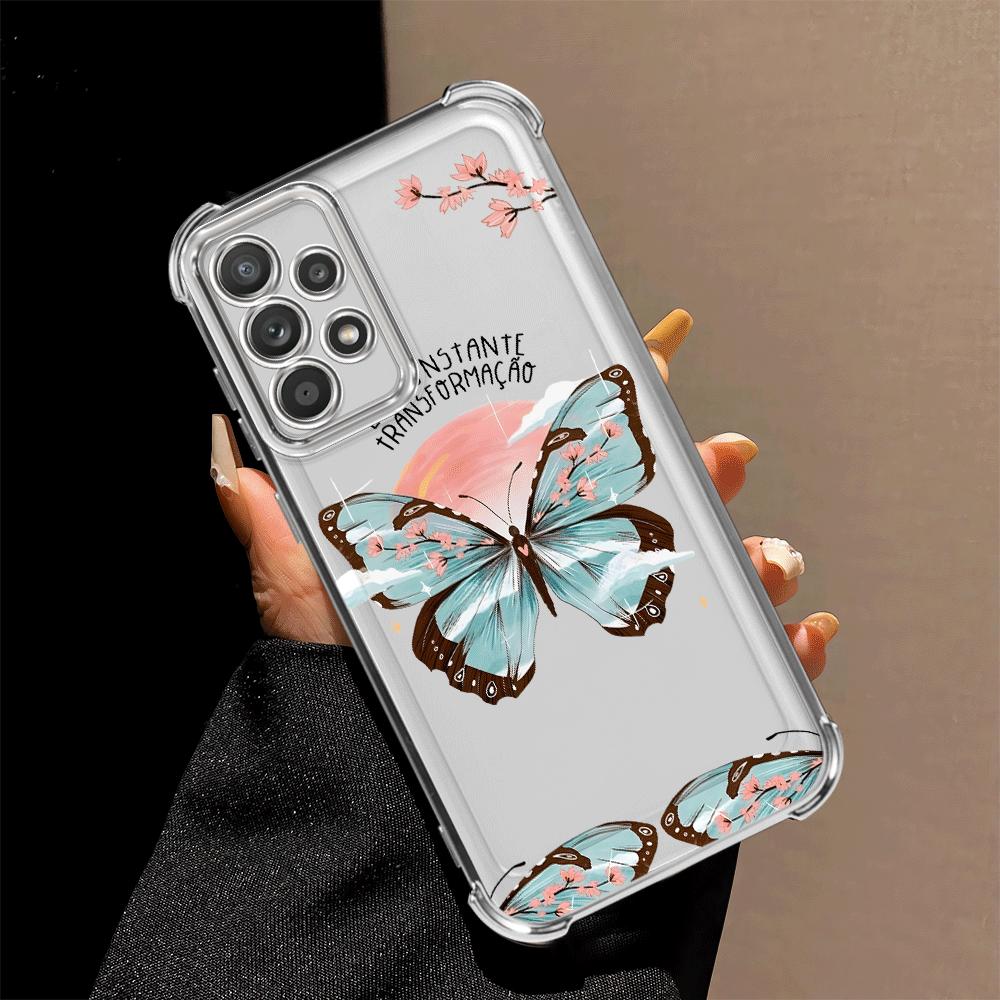Case for Samsung Galaxy A26 A33 A21s A24 A15 A16 A13 A25 A52 A17 A35 A36 Phone Cover Creative Butterfly Art