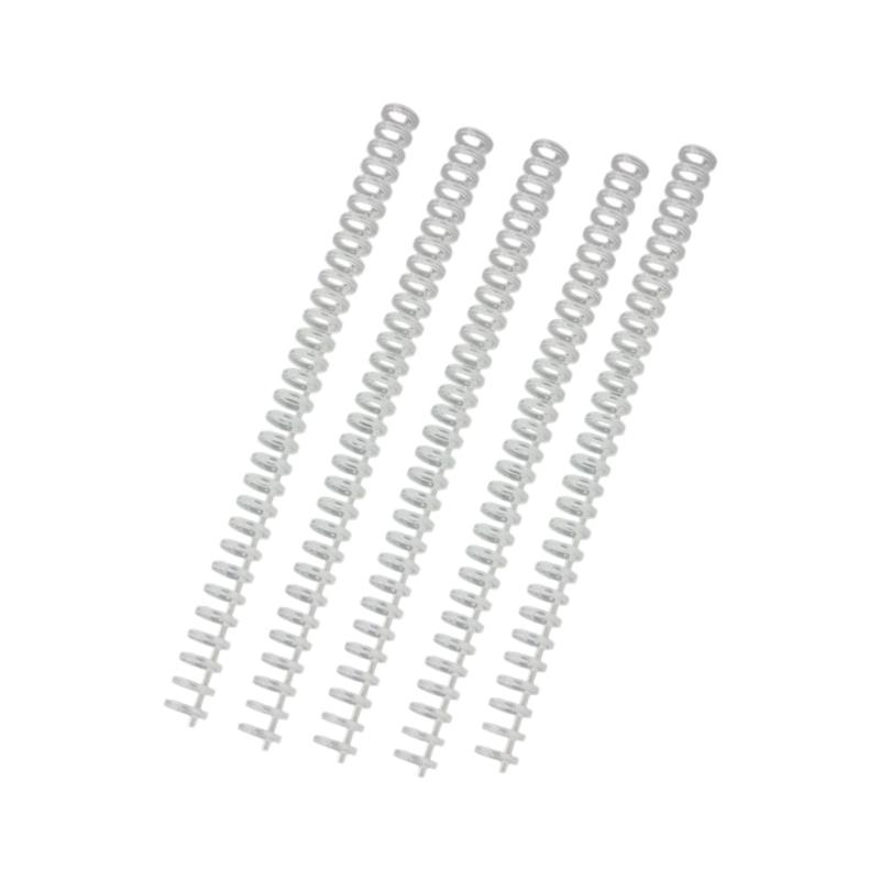 5Pcs 12mm Plastic Binding Comb 30 Rings Binding Coil 30-Rings Binder Spine for Refillable Journal Planner Notebook
