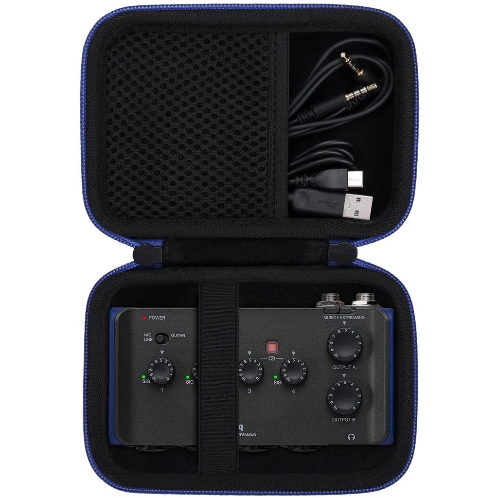 co2CREA Storage Case Compatible with Zoom Audio Interfaces AMS-24/AMS-44 (Case Only)