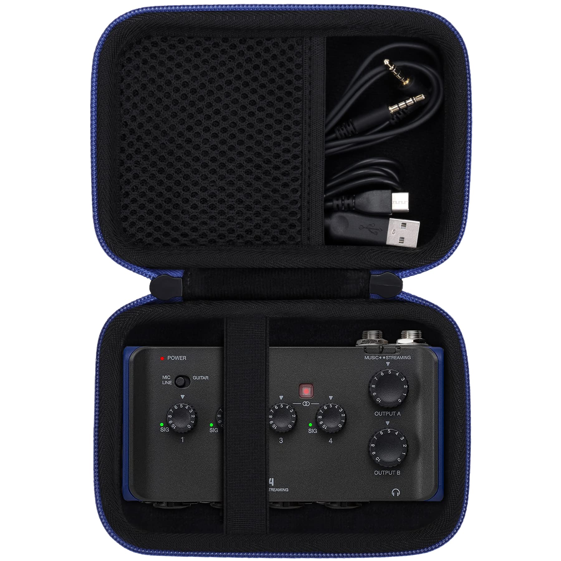 

co2CREA Storage Case Compatible with Zoom AMS-24/AMS-44 Audio Interfaces (Case Only)