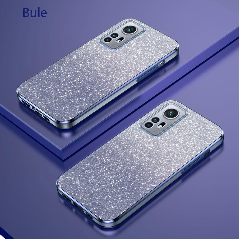 For Xiaomi 12 Case Bling Luxury Electroplate Glitter Phone Case For xiaomi 12 lite 12 Pro Shockproof Soft Bumper Clear Cover
