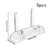 5/1Pc Transparent Display Stand Acrylic Badge Pins Storage Holder Multi-purpose Display Stand Desktop Medal Photo Card Display