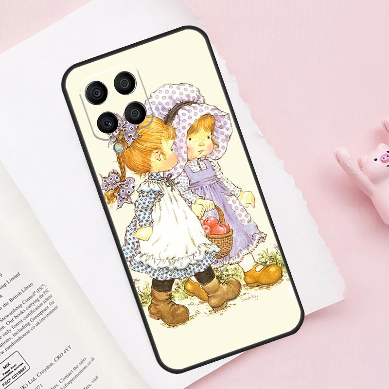 Sarah Kay pattern Case For Samsung Galaxy M52 M32 M12 M13 M53 M51 M31 M11 M14 M34 M54 M16 M36 M56 M15 M35 M55