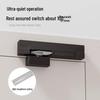 Invisible Wooden Door Closer with Rebound Damping for Outward Swing Doors