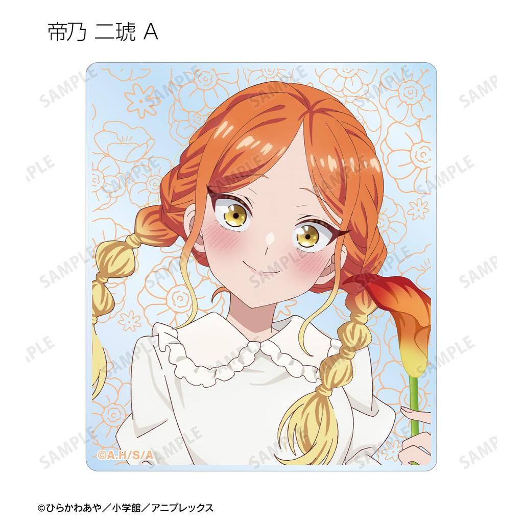 TV Anime Three Mikado Sisters Are Surprisingly Original Illustration White Dress and Flower Trading Acrylic Cards Box of 9 "The Easy." Ver.