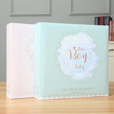 Álbum de Fotos de Crescimento de Bebê de Alta Capacidade 200 Bolsos para Fotos Álbum de Fotos Manuscrito Amigos