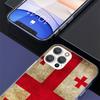 Georgia Flag Phone Case For iPhone 17 Air 16 15 Plus 11 14 Pro Max 13 Mini 12 7 8 + SE Pattern Art Customized Cover 17 Air 16 15