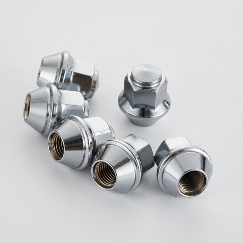 32mm 12x1.5mm  Lug Nuts  For  ford foucs  MK3 MK2 Ford Kuga  ESCORT FORD MONDEO Everest  Lincoln hex 19mm,M12x1.5 wheel nuts