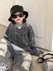 Kids' Fleece-Lined Wide-Leg Jeans