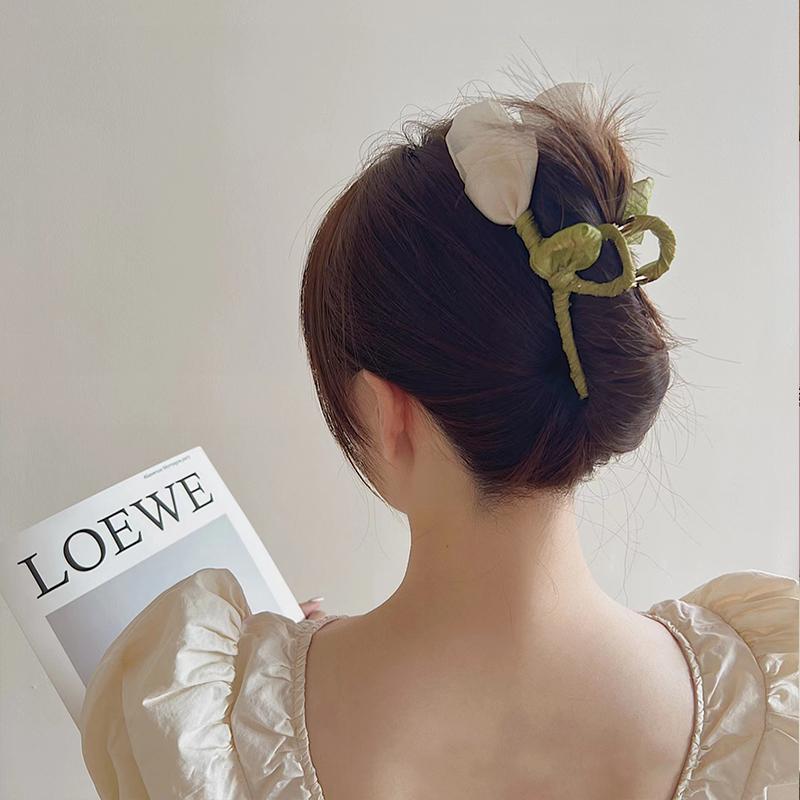 1pc Tulip Gripping Clip for Women, High Quality, Large Hairpin  New Style, Back of Head Shark Clip Hair Clip Headpiece