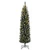 VidaXL Sapin de Noël artificiel mince 300 LED 180 cm 3315780