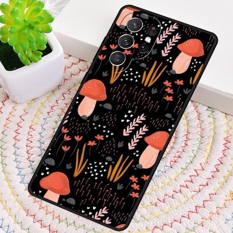 Mushroom Forest Silicone Phone Case For Samsung Galaxy Note 10 Pro S26 S25 S24 S23 S22 S21 Plus S25Ultra Capa Cover