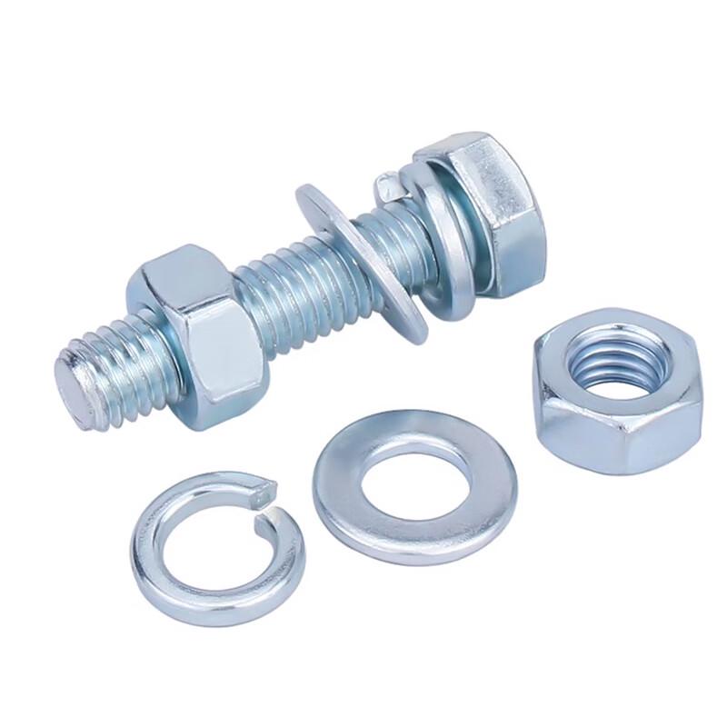 8.8 Grade Carbon Steel Galvanized Hex Bolt & Nut Washer Set