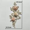 Golden Yellow I Water-Soluble Embroidery Three-Dimensional Lace Bead Sticky Flower Diy Sewing Decoration With Clothing Accessories Lace