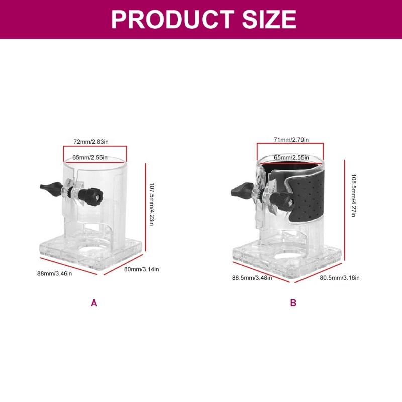 652F Universal Dustproof Cover For Edges Routers Smooth Surfaces Maintenance Enhances Stability During Operations Accessories