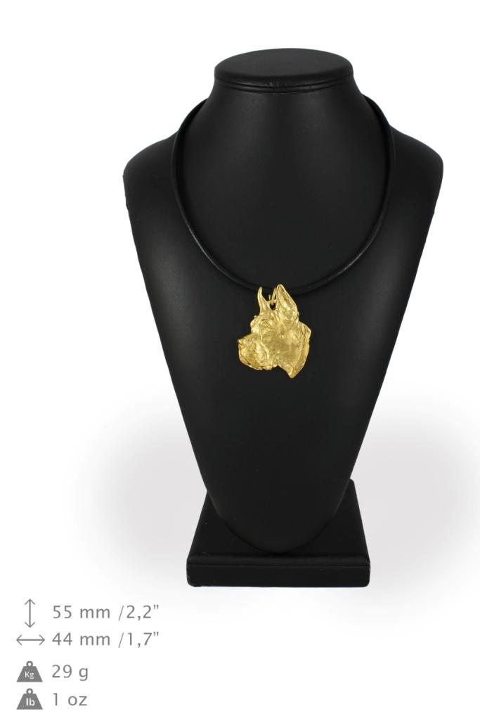Great Dane I - Dog Necklace In Gift Box, Gold-plated Pendant for Dog Fan, Striking Jewellery by Art-Dog