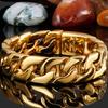 Luxury Gold Color Bracelet for Man In Stainless Steel Mannen Armband On Hand Bracelets Massive Men's Jewelry Accessories