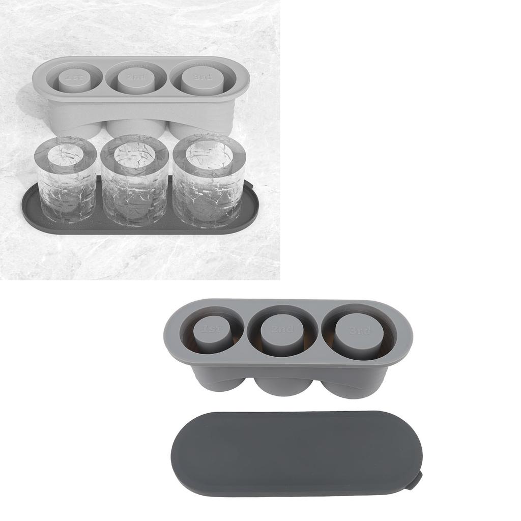 Hollow Cylinder   Tray Quick Release Silicone High Low Temperature Resistant with Lid 3 Hollow Cylinder   Maker for 30oz 40oz