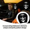 Halloween Funny Face Car Headrest Pillowcase Halloween Elastic Car Seat Headrest Protector Soft Head Rest Cover Auto Accessories