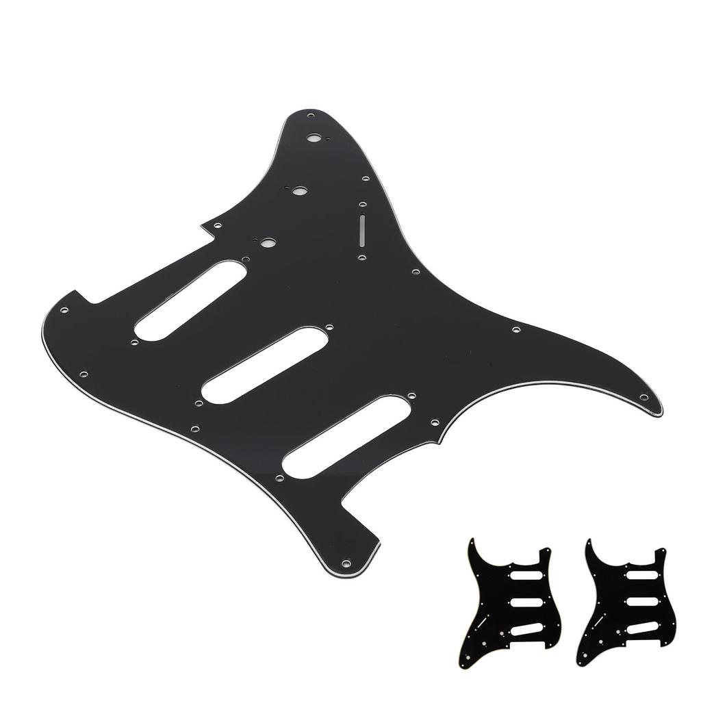 Guitar Pickguard Scratch Plate 11 Holes Left Handed Electric Guitar Pickguard for Practice and Perfo