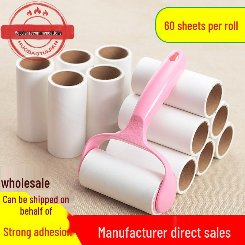 Tearable Lint Roller & Pet Hair Remover – Portable, Sticky Dust Brush