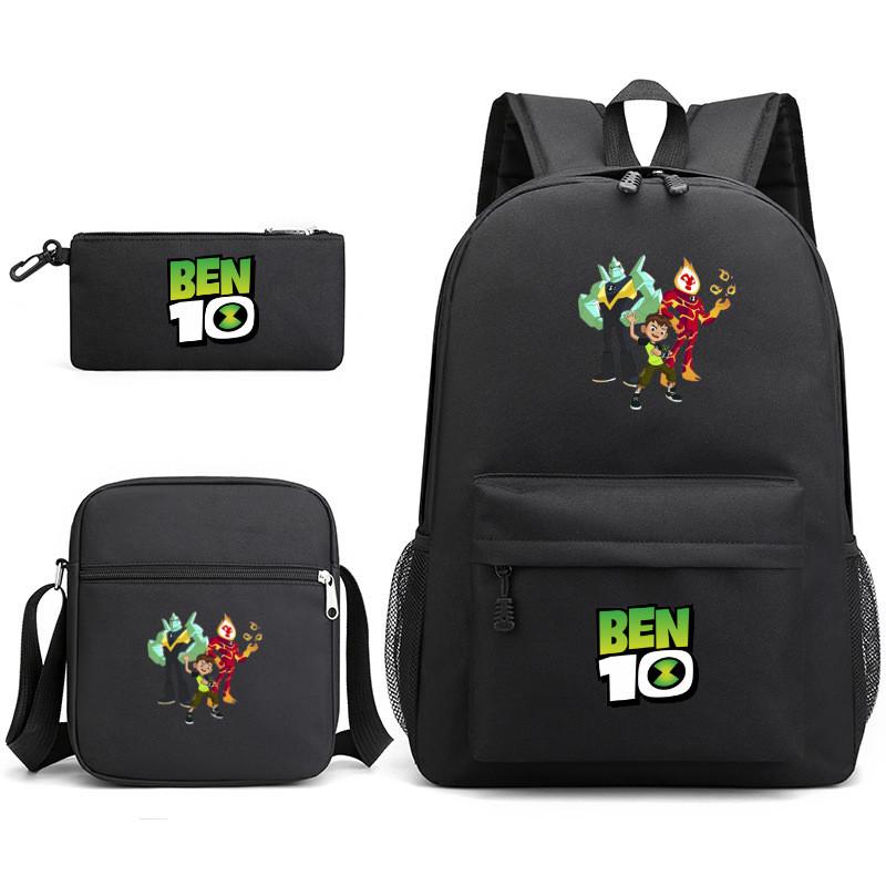 10 Ben Children Backpack Cartoon Design Canvas School Bag  Student Traveling
