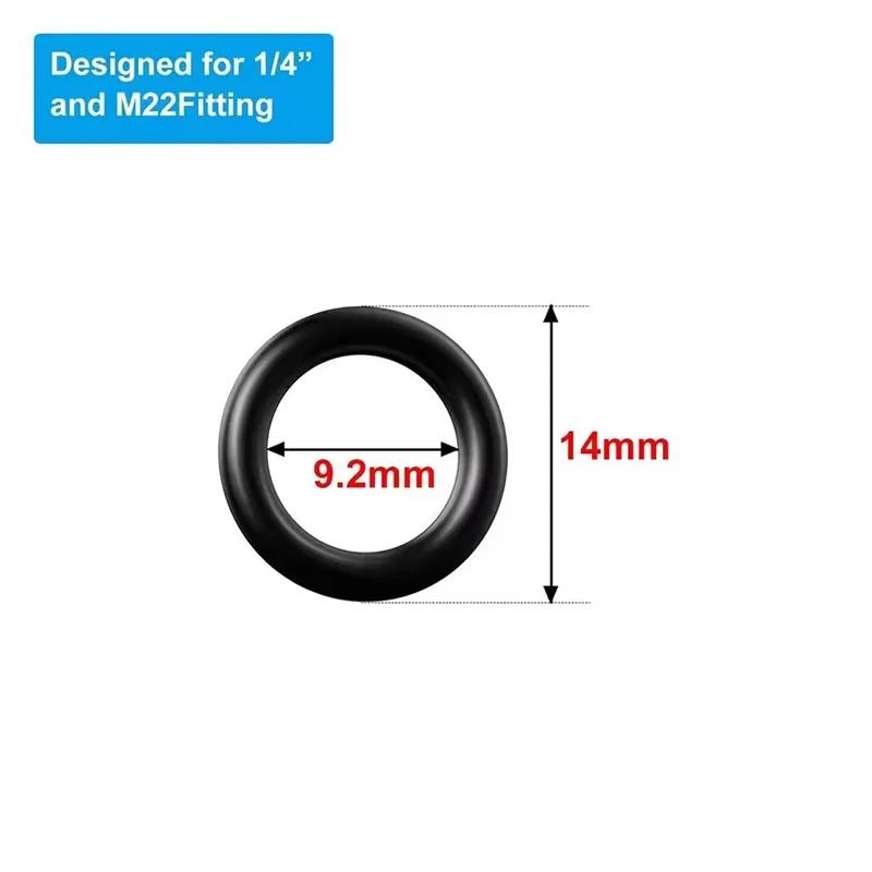 225pcs O-Ring Kit: Durable Rubber Seals for Automotive & Machinery, Ideal for Plumbing - Oil & Water Resistant