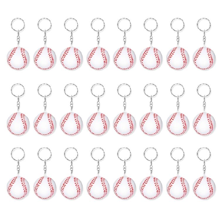 

Trendy Basketball Keychains Stylish PU Sponge Pendant Keyrings Supplies for Party Favor and Sports Lovers Daily Use